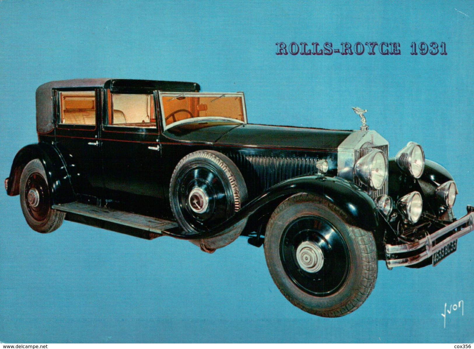 CPSM  AUTOMOBILES ROLLS ROYCE 1931 TYPE PHANTOM II - Taxi & Carrozzelle