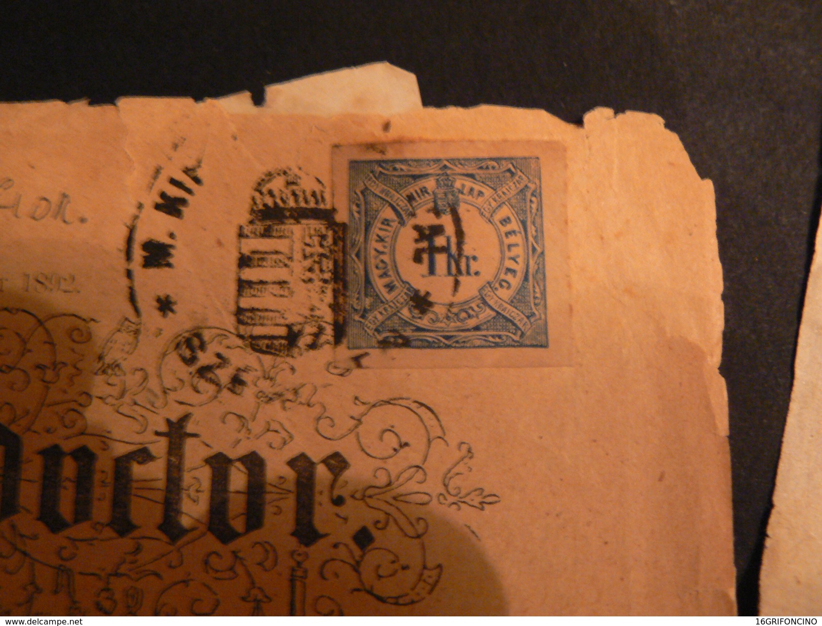 HUNGARY 1862  POSTAGE STAMP OF TAX OF NEWPAPER OF HIGH VALUE UNGHERIA 1862 FRANCOBOLLO PREGIATO TASSA.GIORNALE - Newspapers