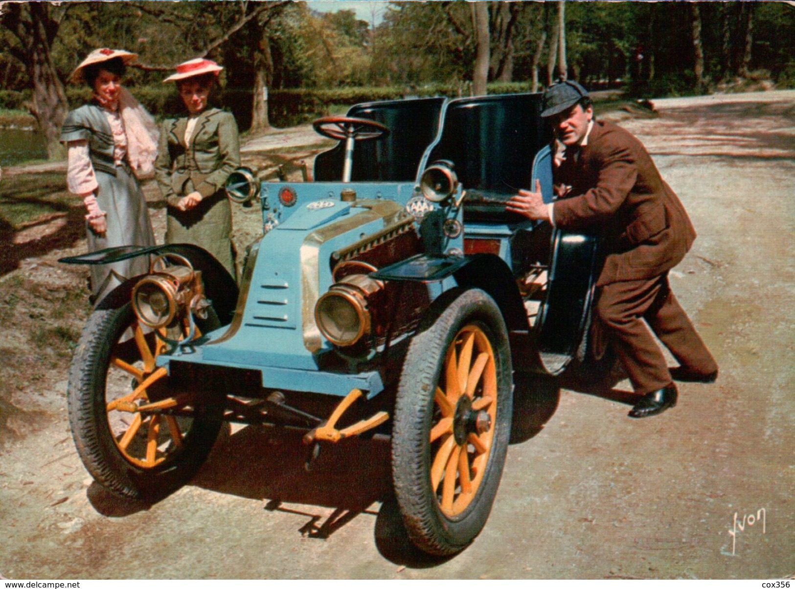 CPSM  AUTOMOBILES RENAULT 1902 - Taxi & Carrozzelle