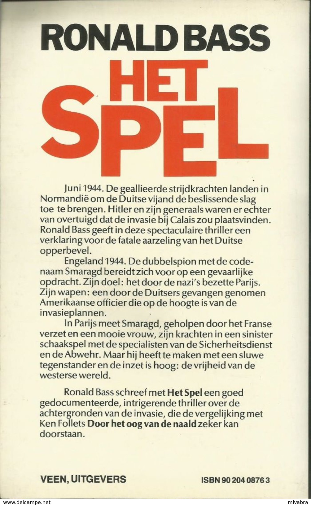 HET SPEL - RONALD BASS - Spionage