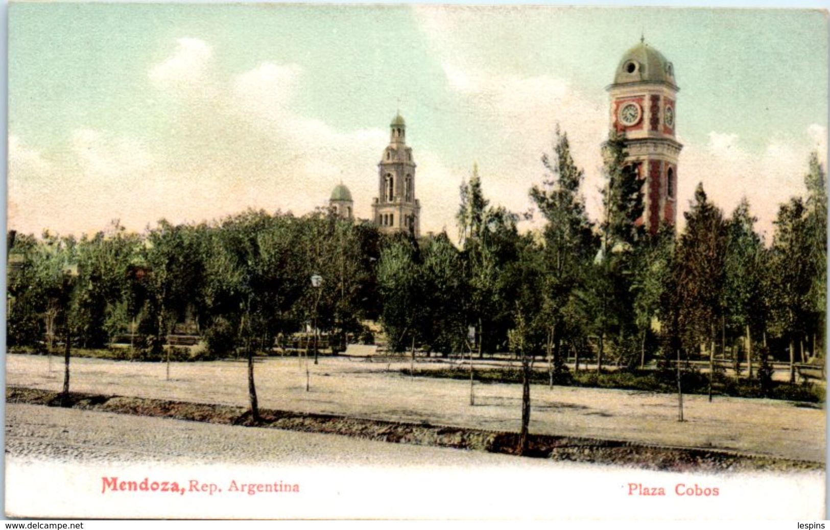 AMERIQUE -- ARGENTINE -- Mendoza - Plaza Cobos - Argentine