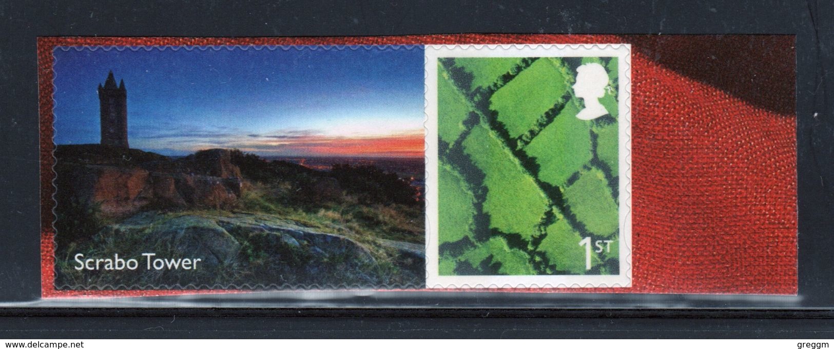 Great Britain Smiler Stamp Celebrating Glorious Northern Ireland Scrabo Tower. - Timbres Personnalisés