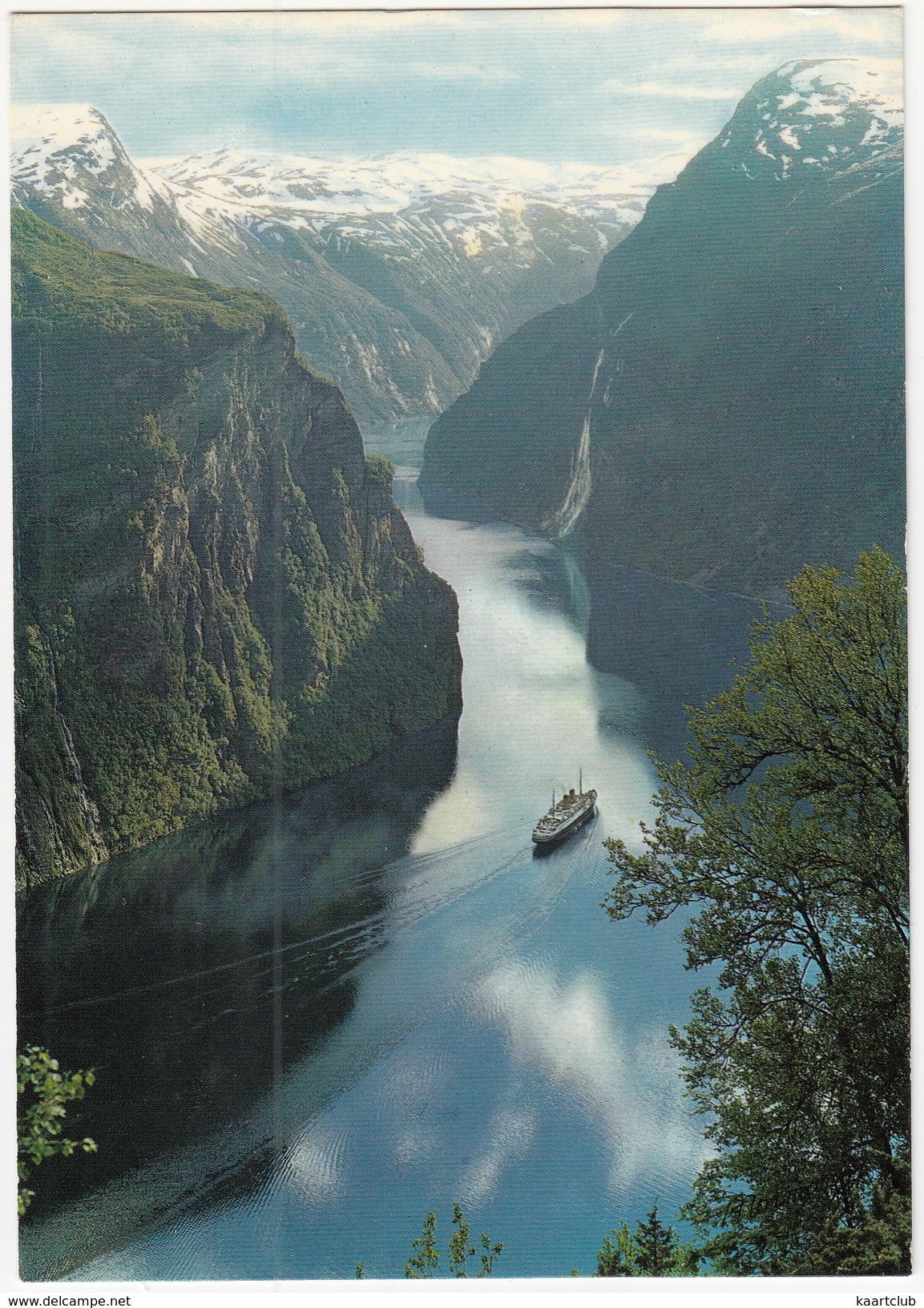 Geirangerfjord - The Pulpit And The Seven Sister Waterfalls  - CRUISESHIP - (Norge/Norway) - Noorwegen