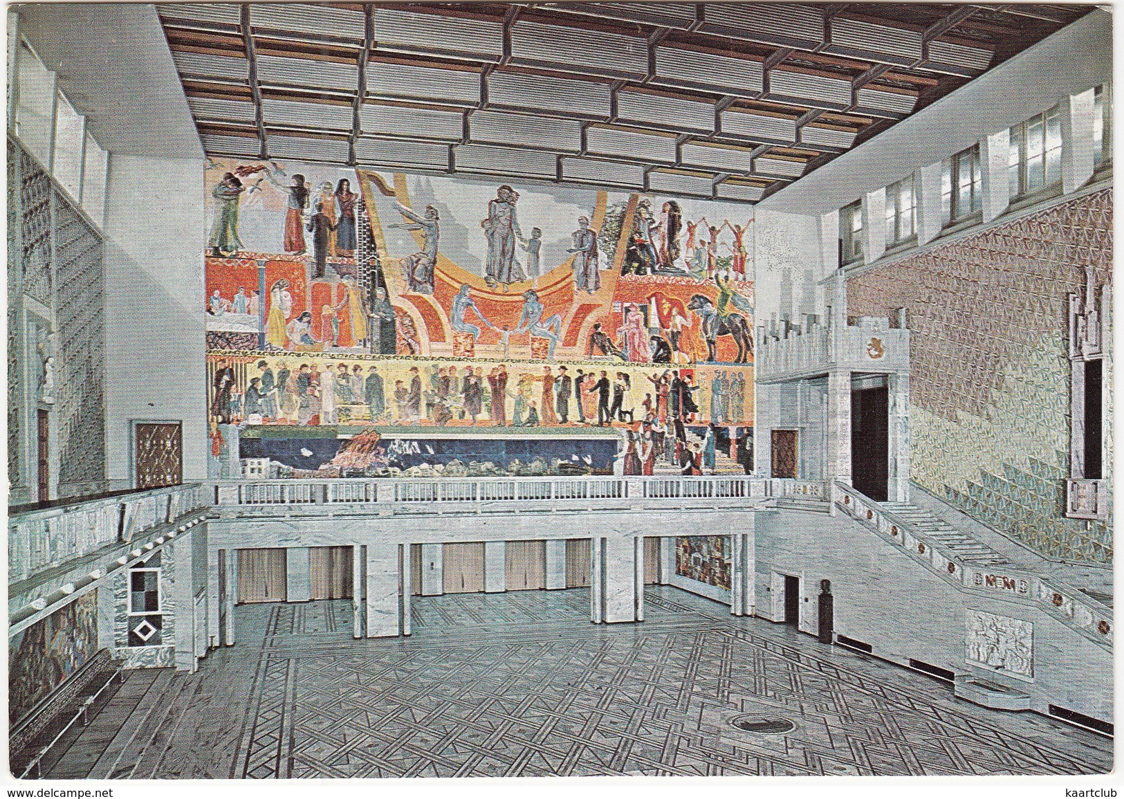 Oslo - Radhus - Sentralhallen / Main Hall - (Oil Painting By Henrik Sorensen) - (Norge/Norway) - Noorwegen