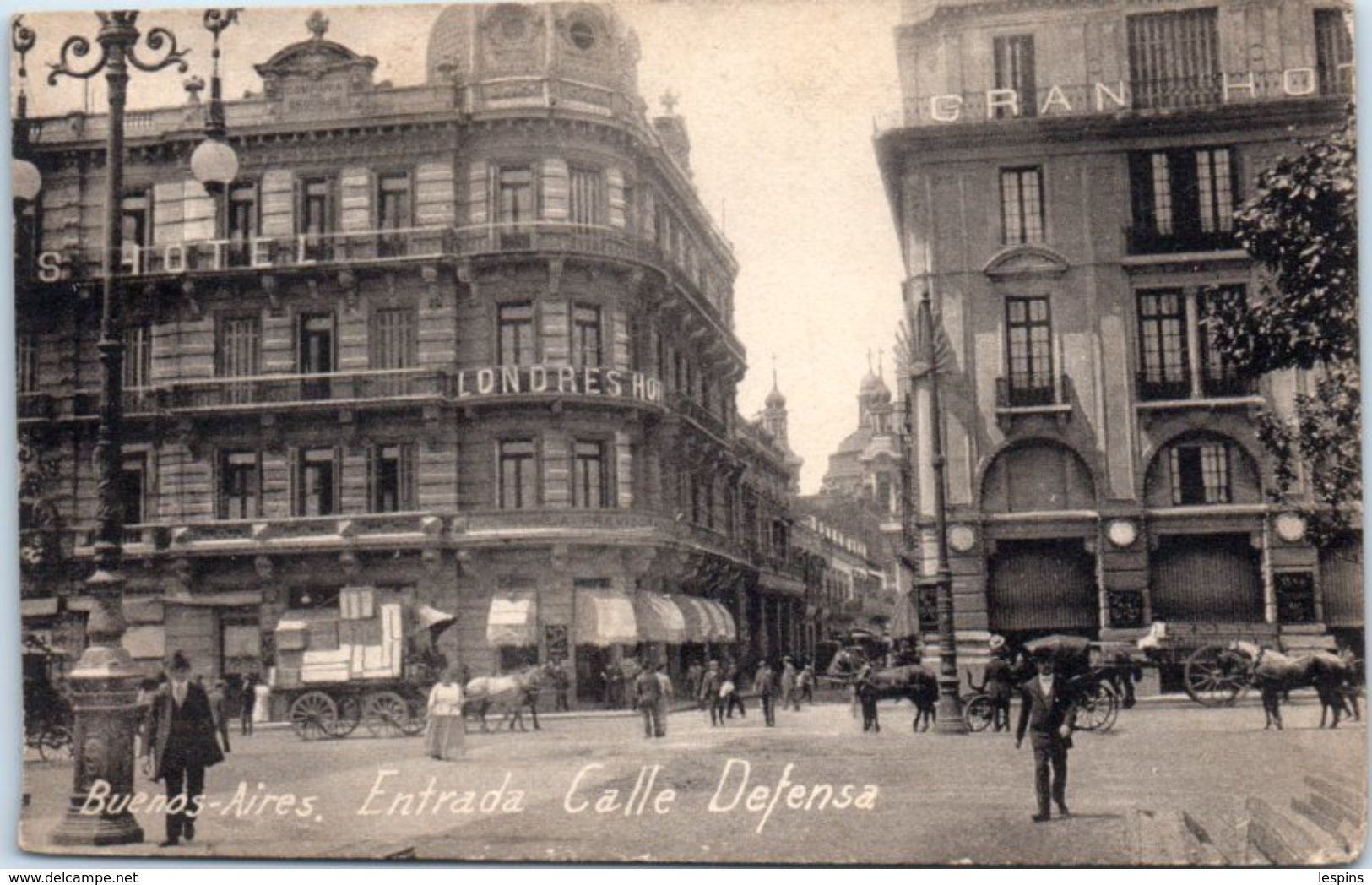 AMERIQUE -- ARGENTINE - BUENOS AIRES  -  Entrada Calle Defense - Argentina