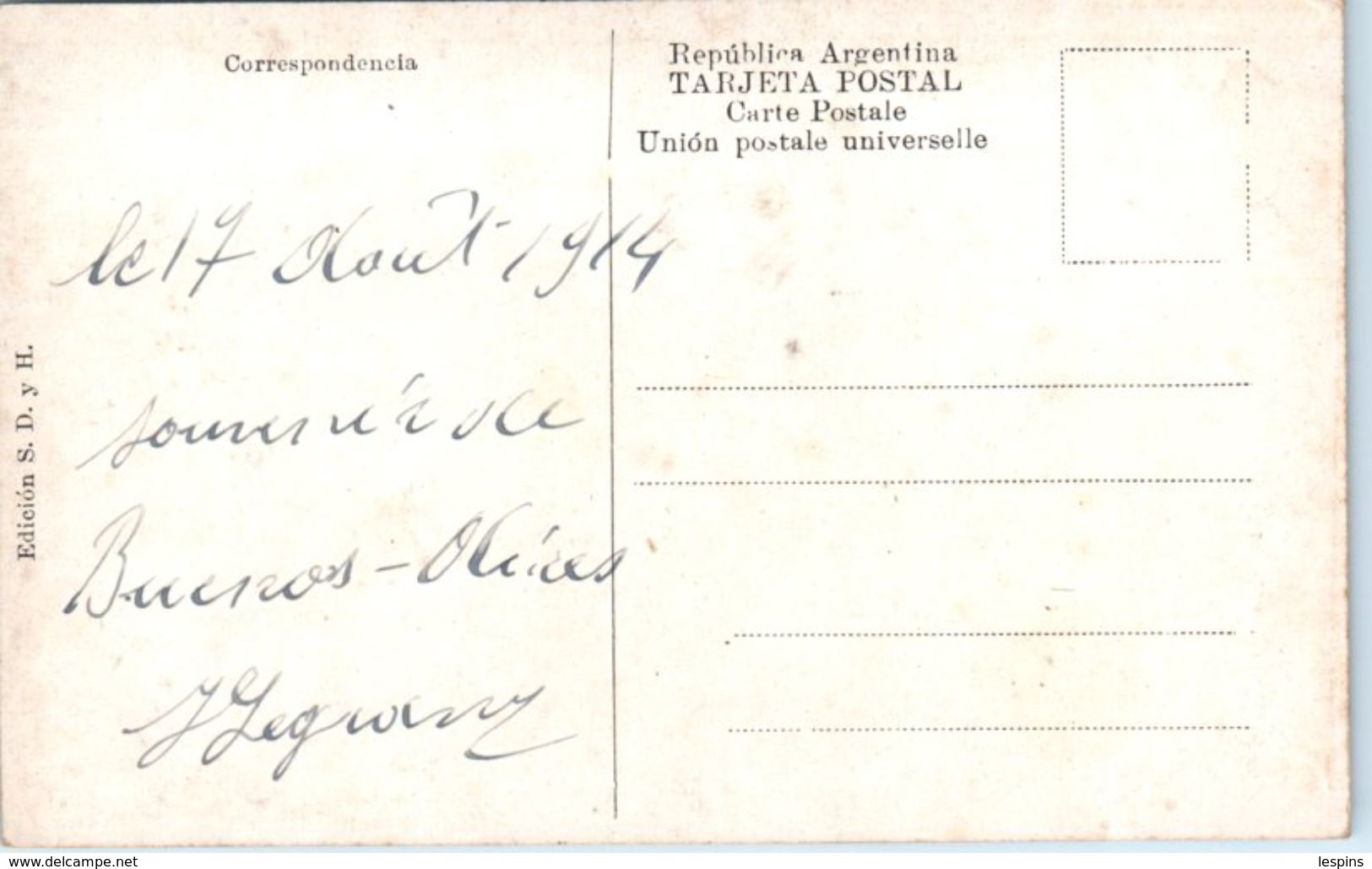 AMERIQUE -- ARGENTINE - BUENOS AIRES  -  Boisa Comercio - Argentina