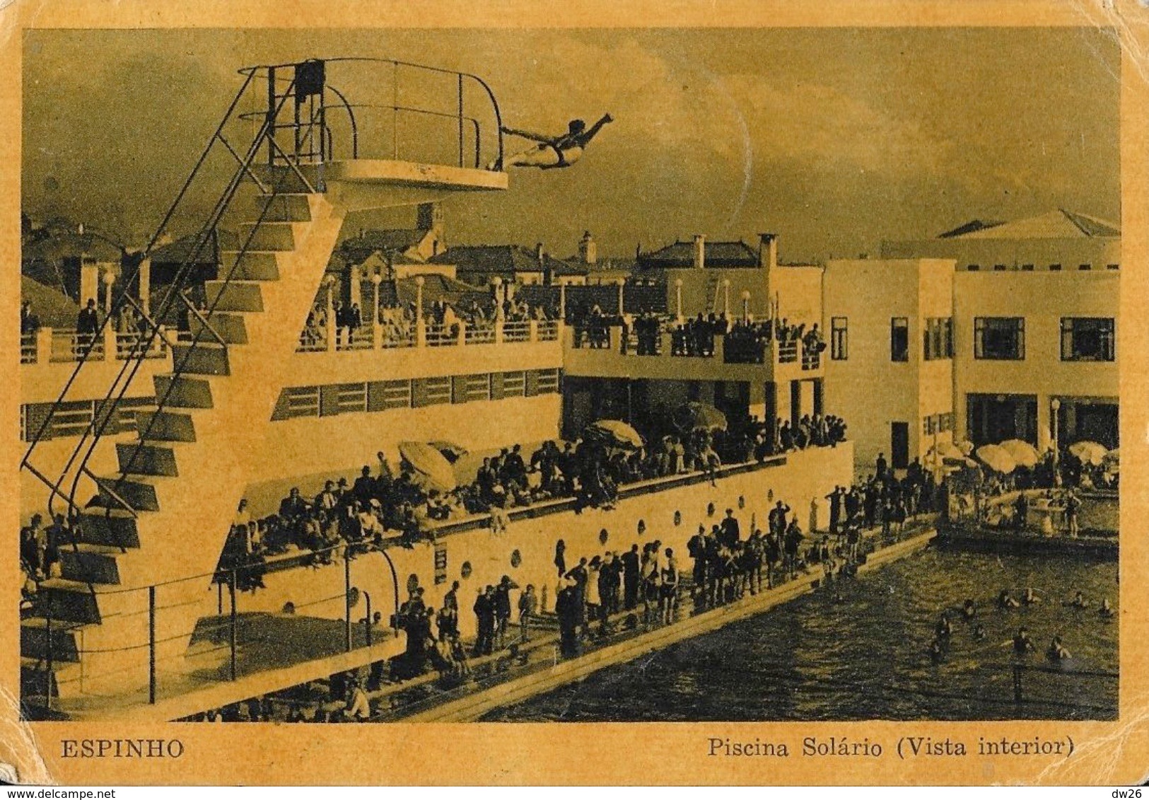 Espinho (Aveiro) - Piscina Solario (Vista Interior) - Plongeur - Aveiro