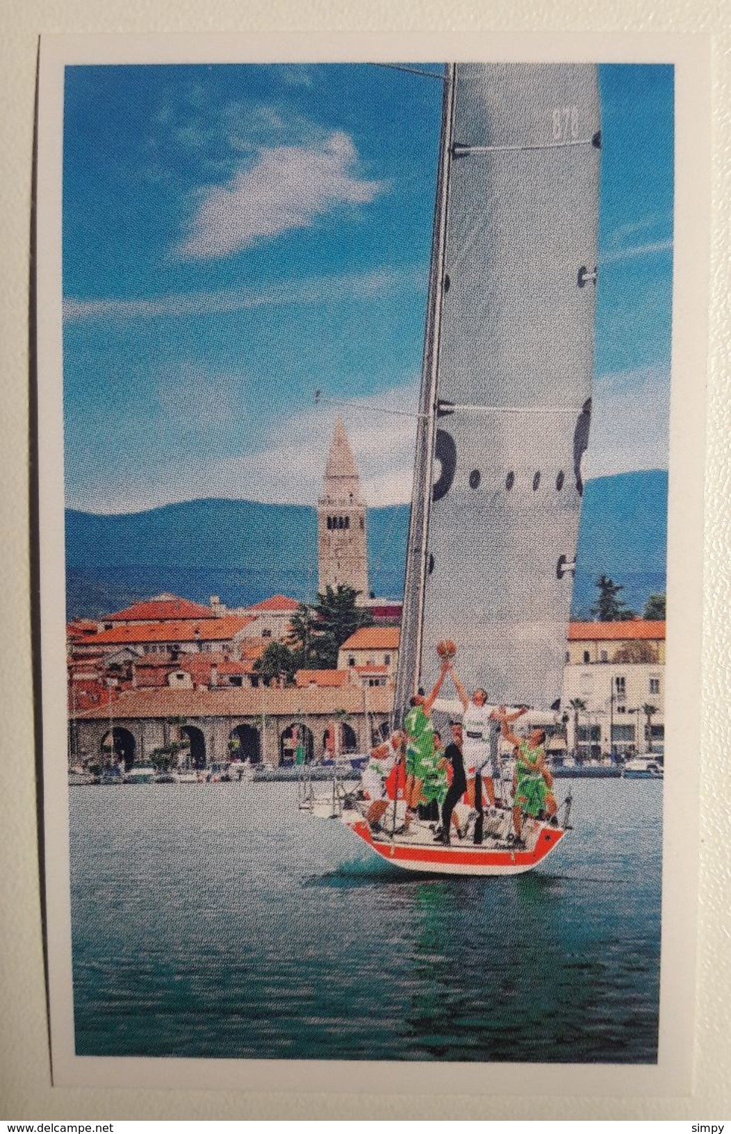 Slovenia Basketball Cards Stickers Nr.174 Koper Basketball On Boat EUROBasket 2013 - Altri & Non Classificati