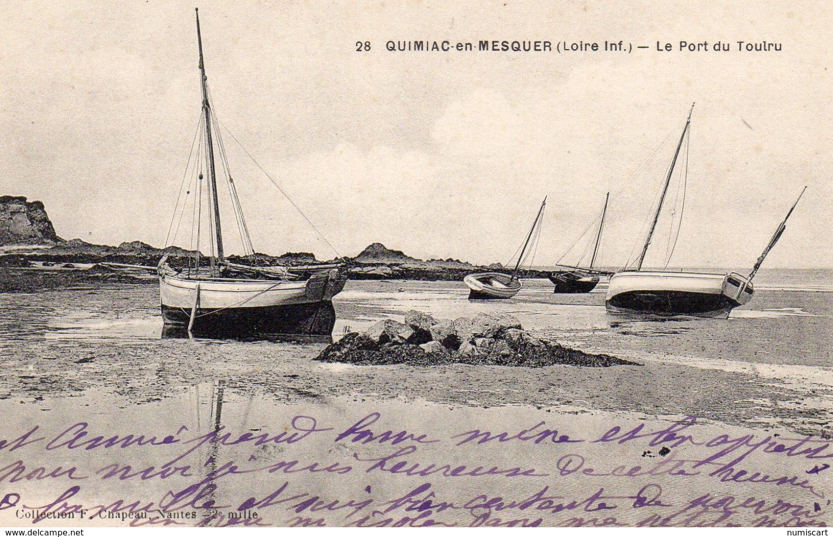 Quimiac Mesquer Le Port Du Toulru Voiliers - Mesquer Quimiac