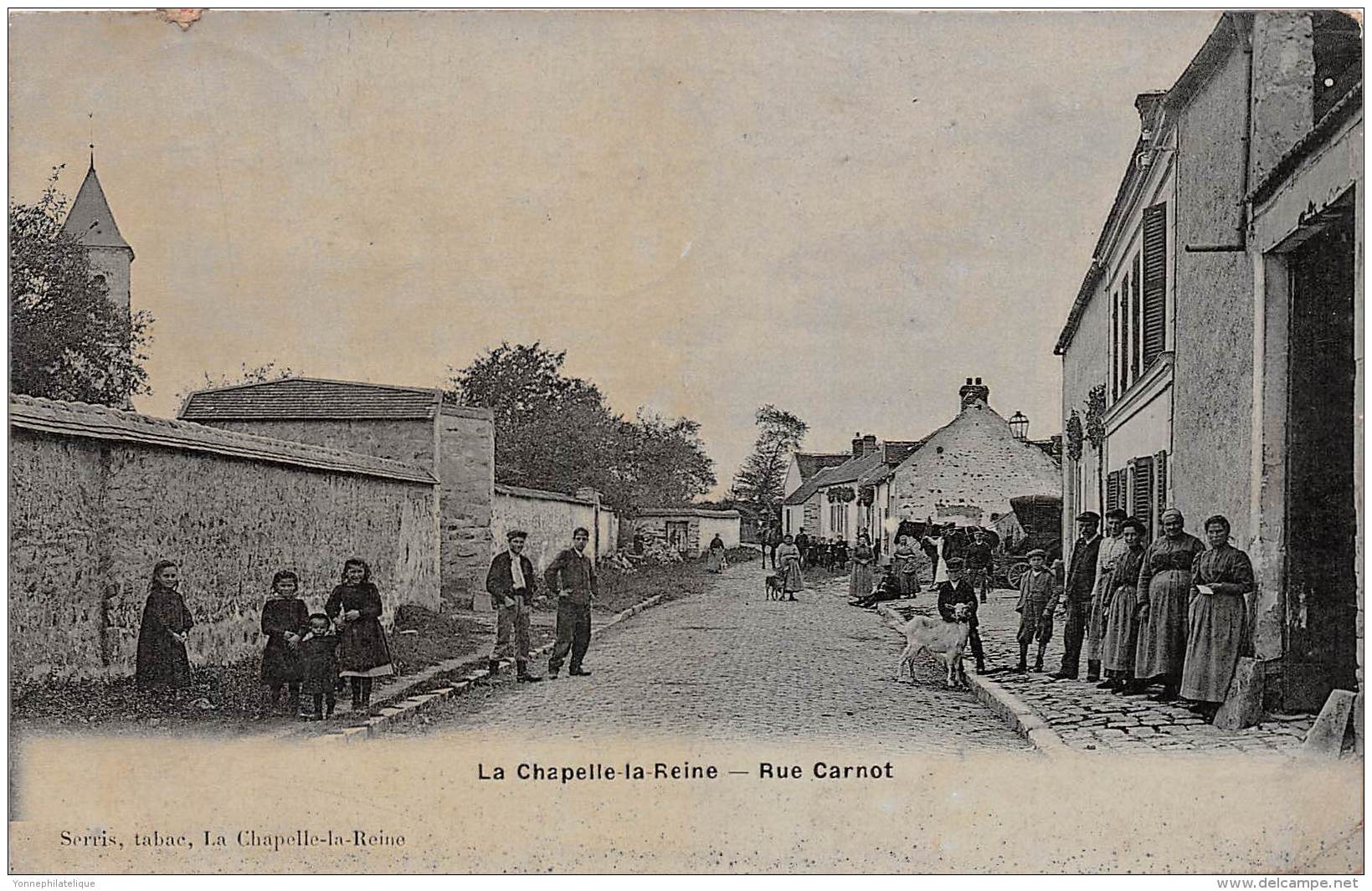 77 - SEINE ET MARNE / La Chapelle La Reine - 771581 - Rue Carnot - Beau Cliché Animé - La Chapelle La Reine