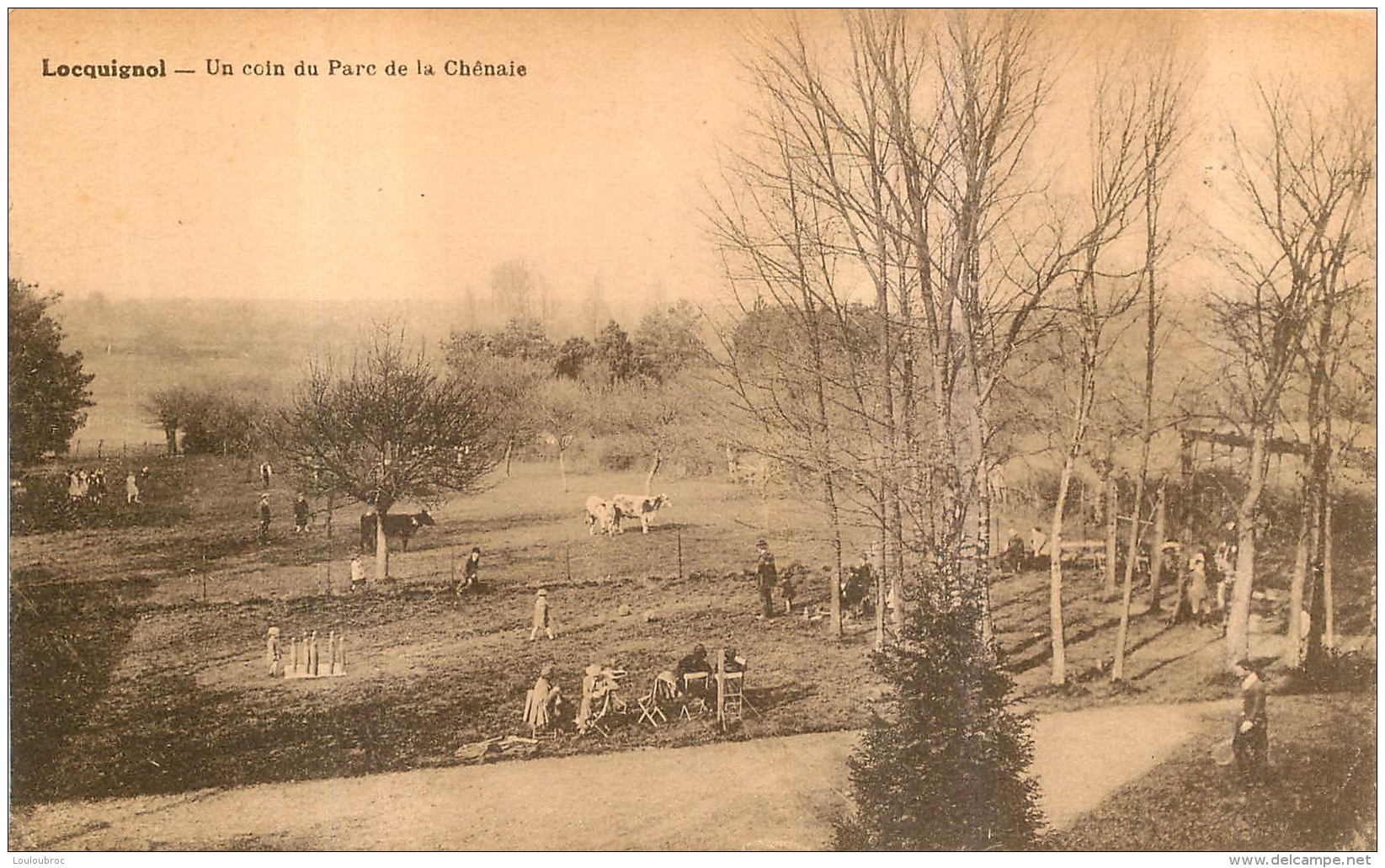 LOCQUIGNOL  UN COIN DU PARC DE LA CHENAIE - Autres & Non Classés