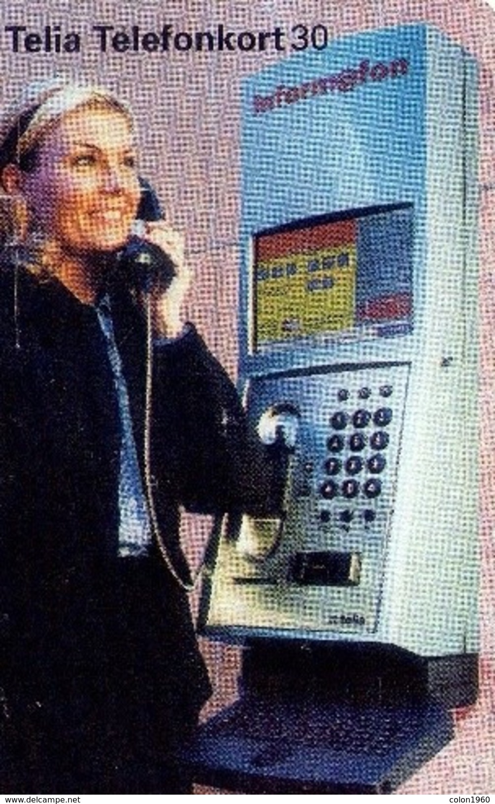 SUECIA. SE-TEL-030-0242. Telia InformSWE-fon 1 - Woman On Phone. 1997-06. (426) - Schweden