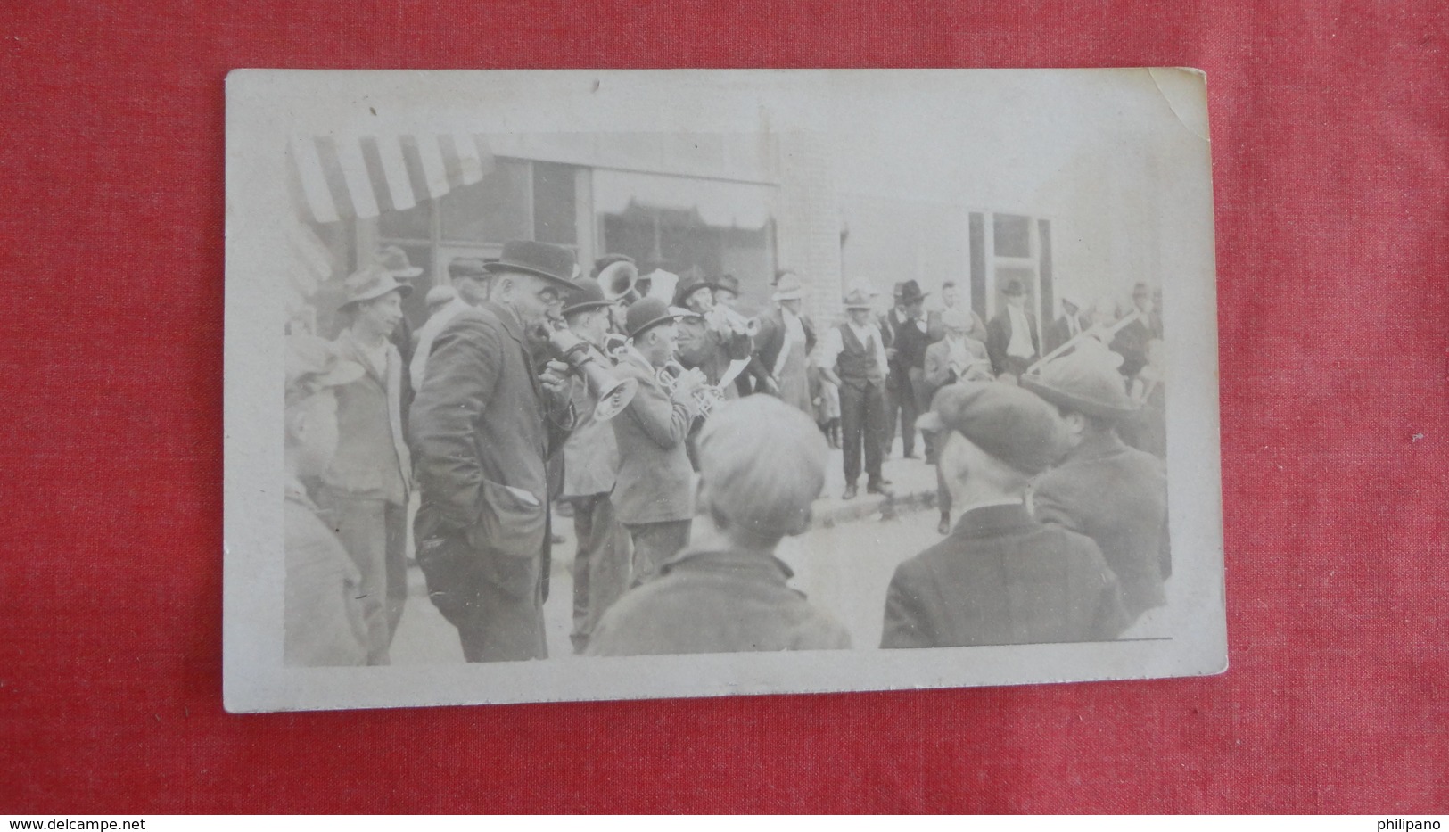 RPPC  Town Group With Musical Instruments   Ref 2720 - To Identify