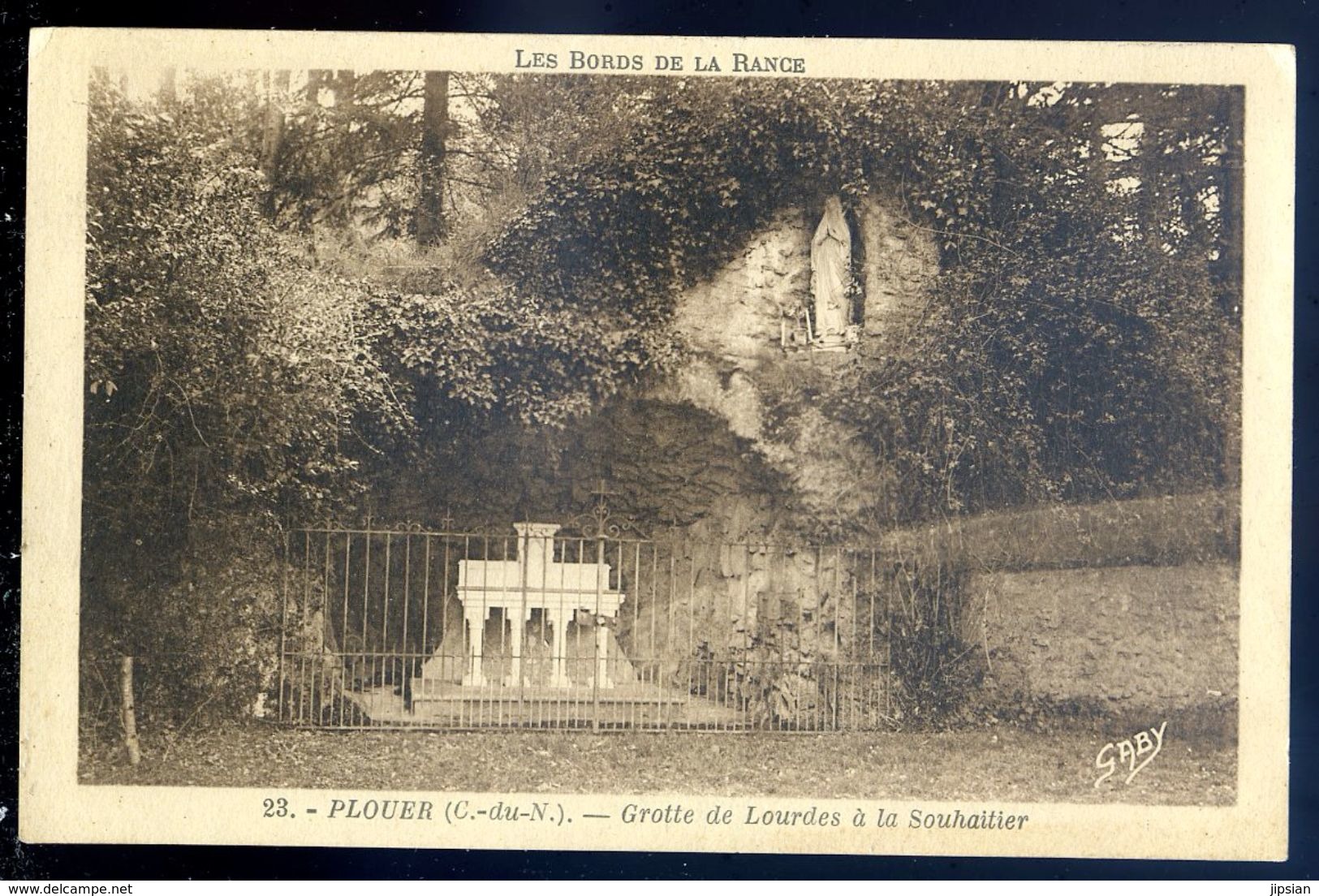 Cpa Du 22  Plouër Grotte De Lourdes à La Souhaitier    SEP17-53 - Plouër-sur-Rance