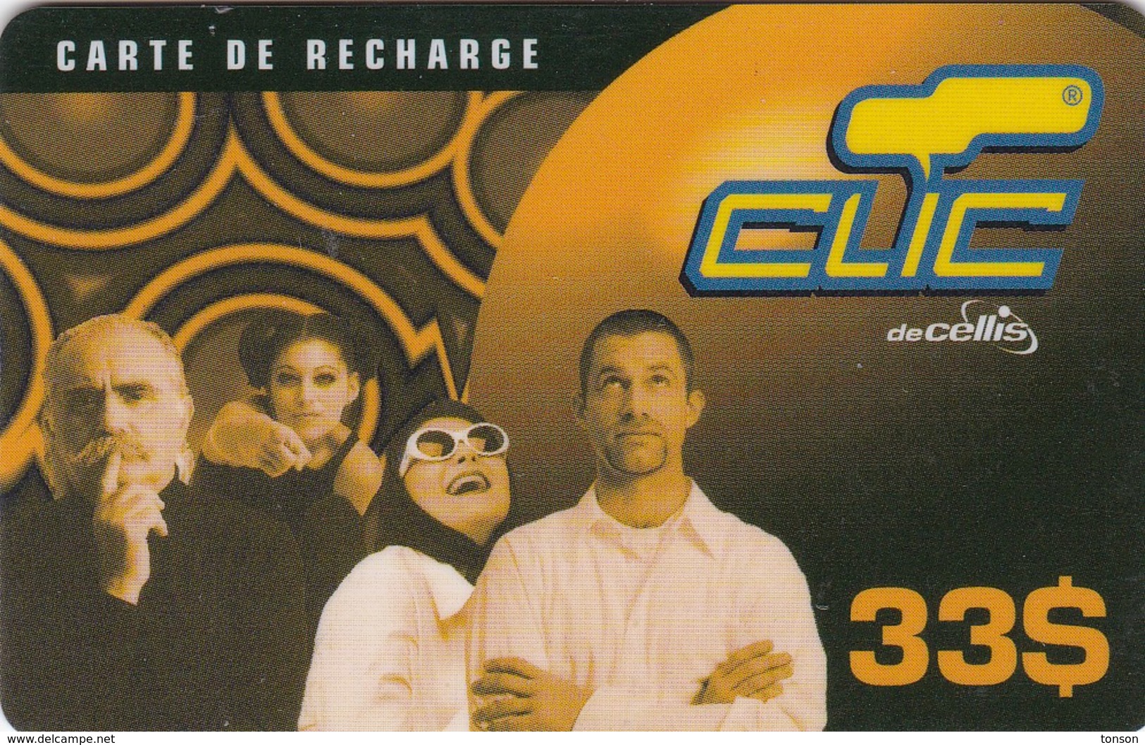 Lebanon, LB-CLC-REF-0010F, 33$, Clic Recharge Card, Family, 2 Scans.   Exp. : 31/10/00 - Libanon