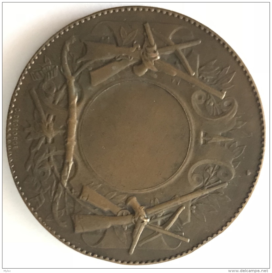 Médaille Bronze. Militaira. République Française. Prix De Tir. 50mm - 61 Gr - Professionals/Firms