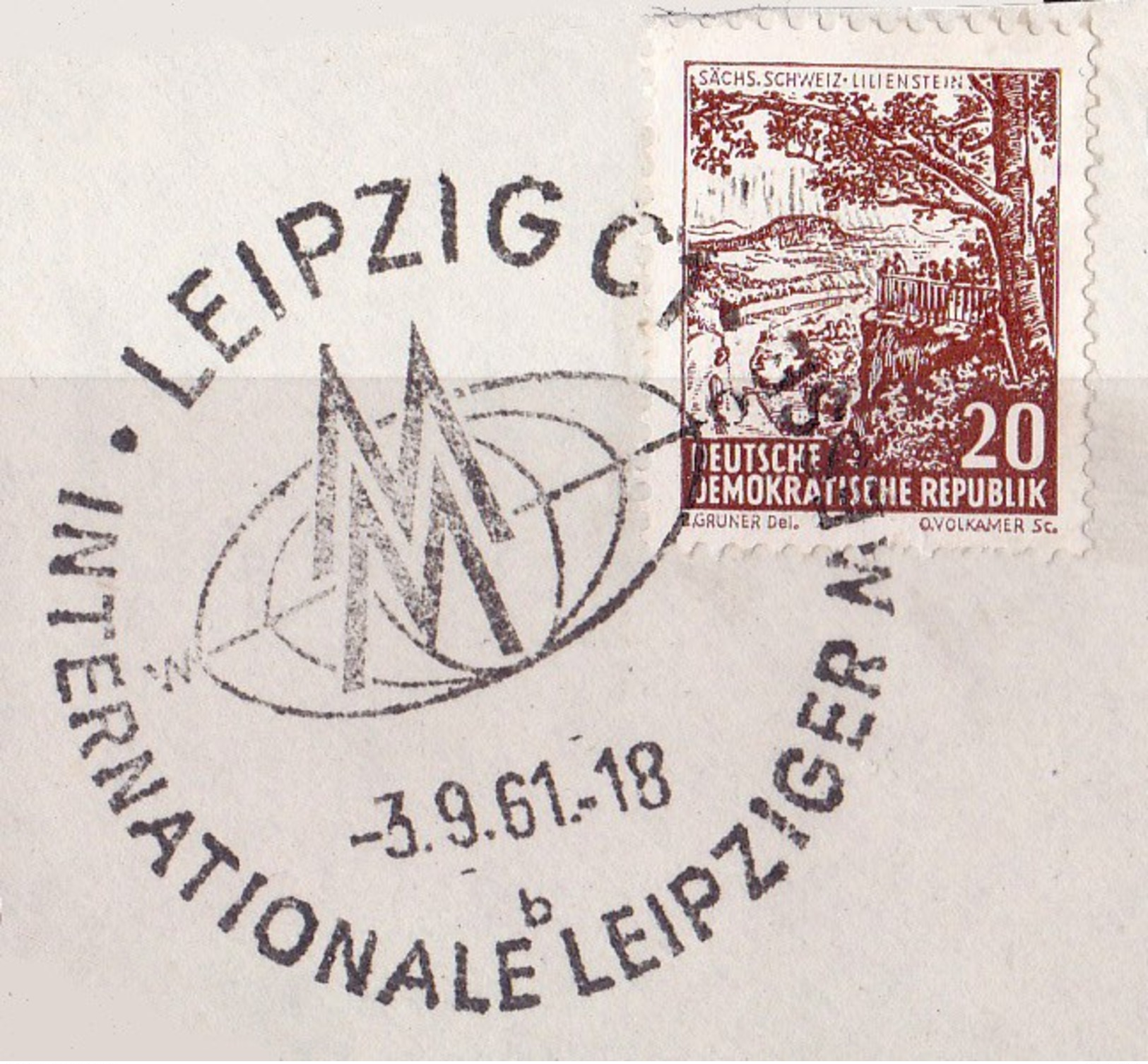 DDR 1961. Leipziger Messe Vollstempel - Used Stamps