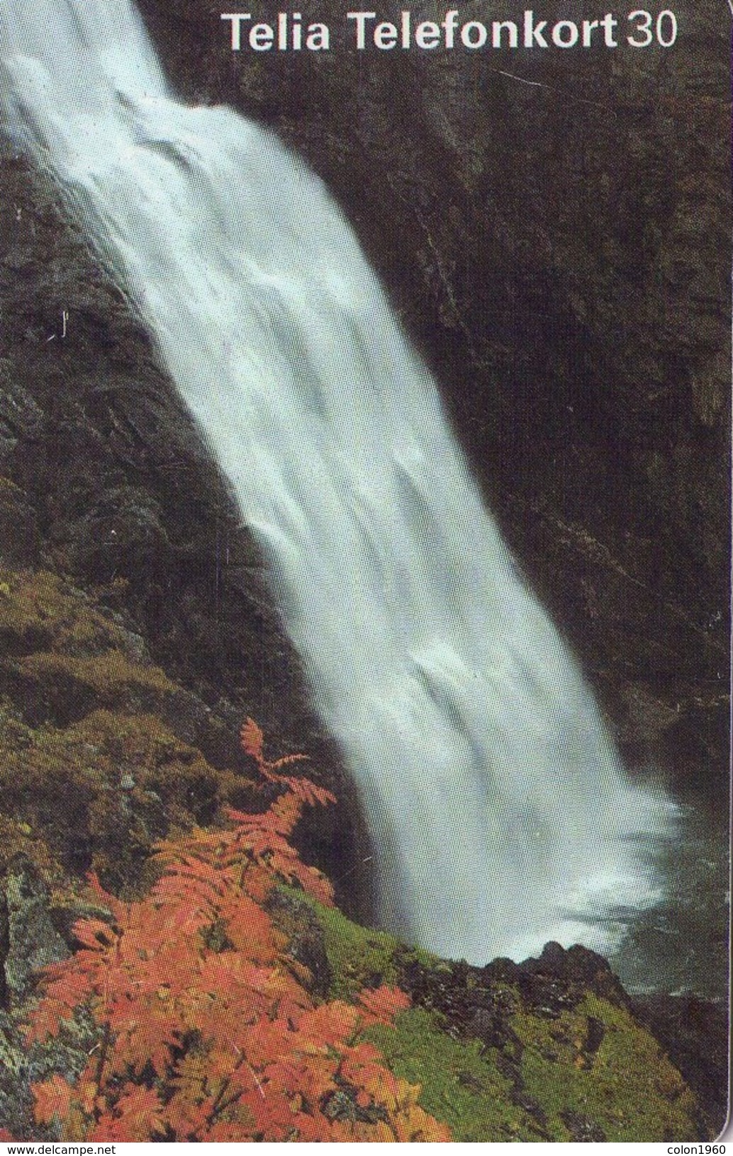 SUECIA. SE-TEL-030-0153. Waterfall - Vattenfall. 1996-06. (468) - Schweden