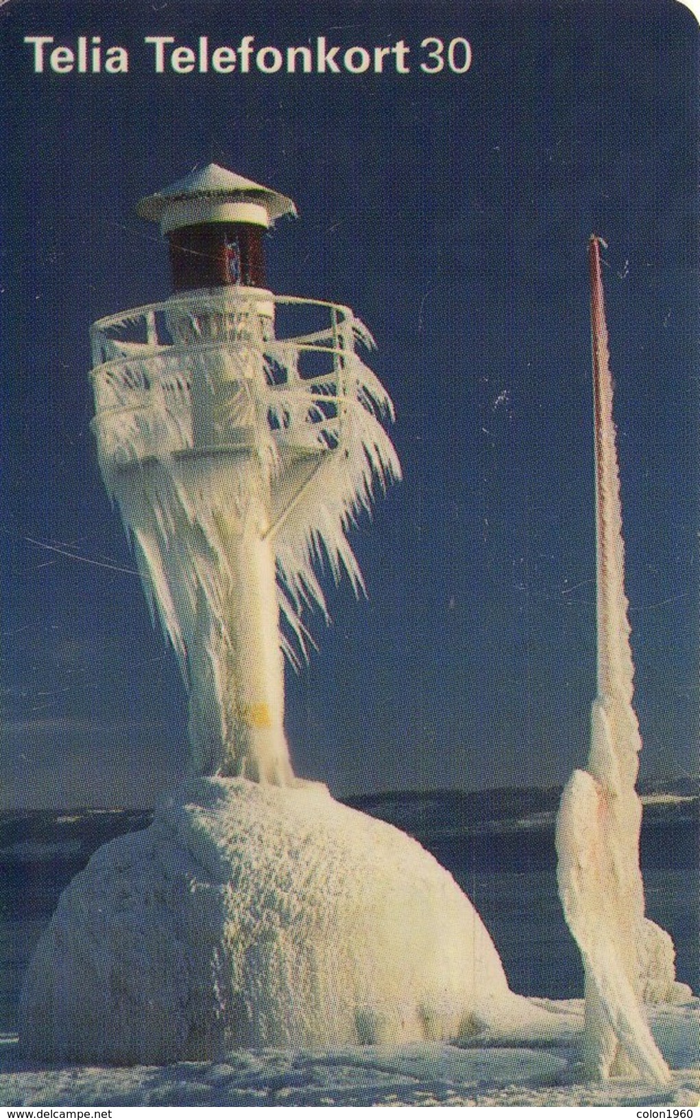 SUECIA. SE-TEL-030-0395. Iced Lighthouse - Isfyr. 08-1999. (470) - Schweden