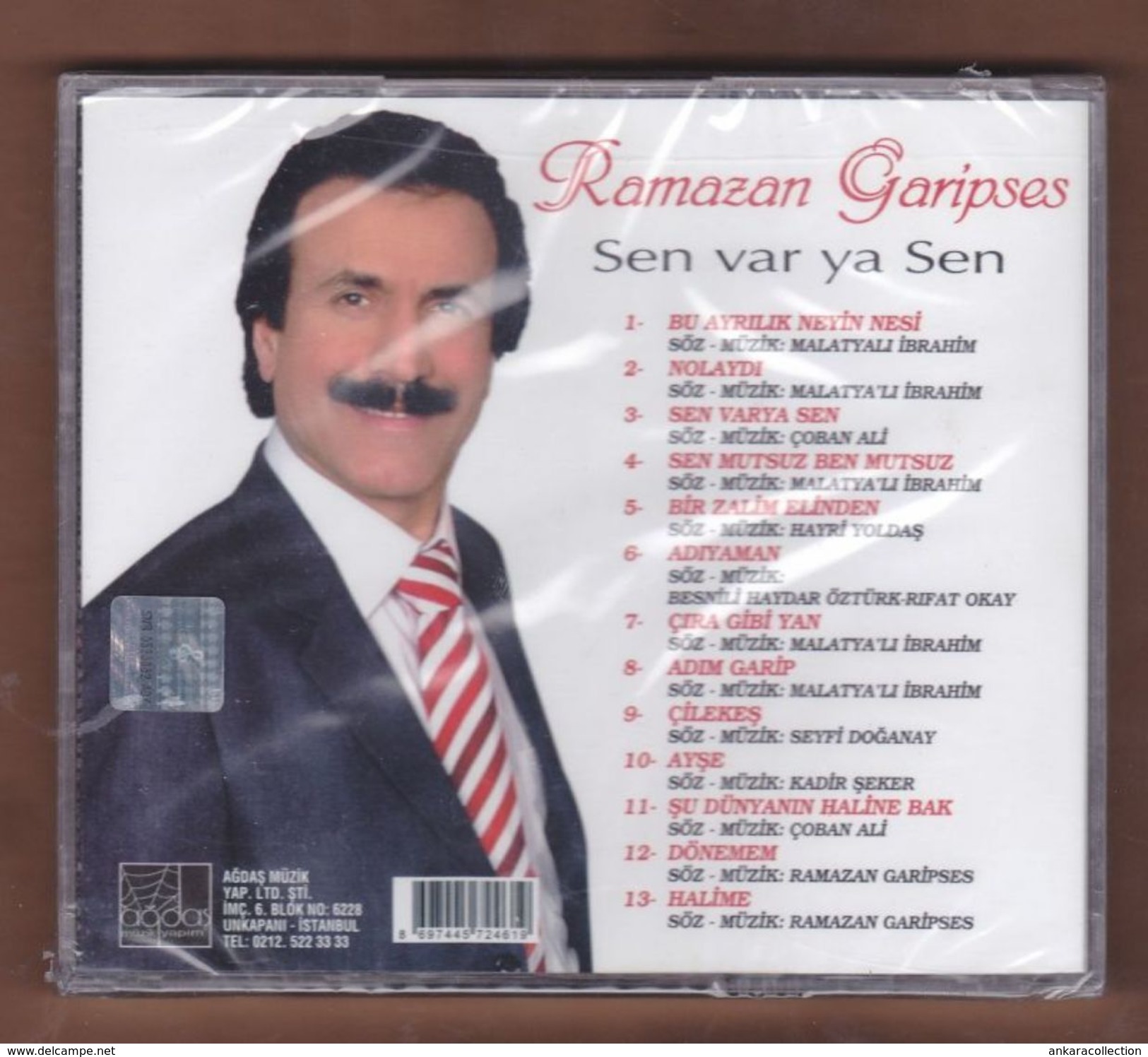 AC - Ramazan Garipses Sen Var Ya Sen BRAND NEW TURKISH MUSIC CD - World Music