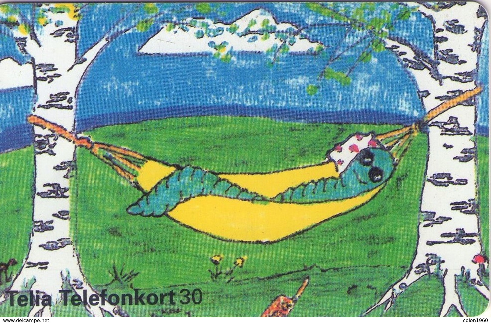 SUECIA. SE-TEL-030-0147. Hammock - Hängmatta. 1996-05. (498) - Schweden