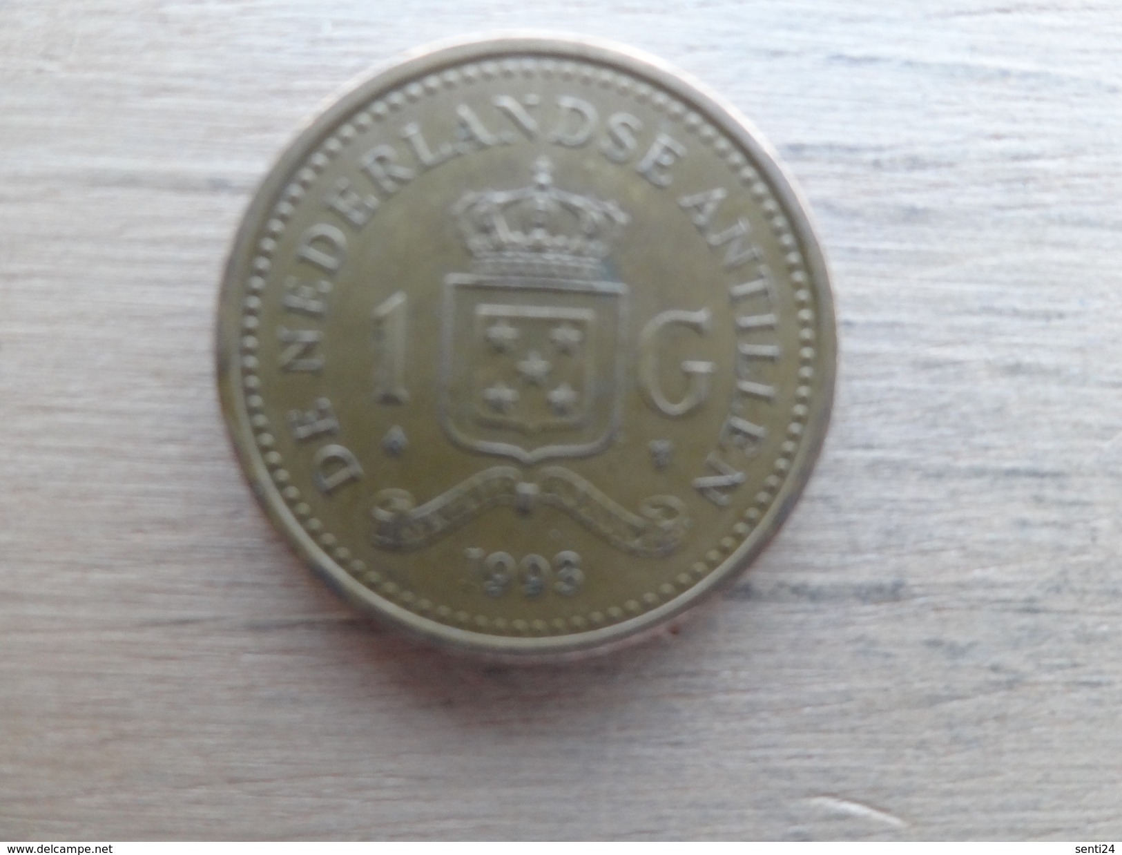 Antilles  Neerlandaises  1  Gulden  1993   Km 37 - Antilles Néerlandaises