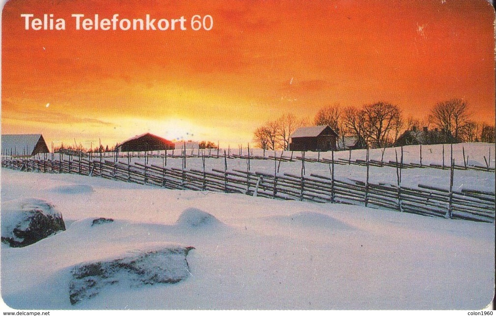 SUECIA.SE-TEL-060-0109. Winter Scene - Vintervärme. 1999-10. (499) - Suecia