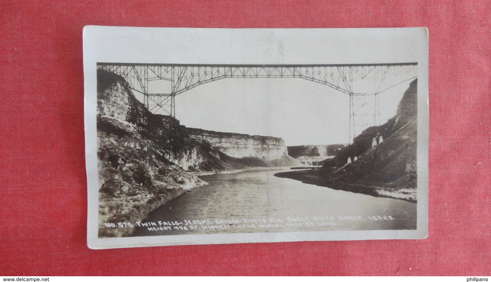 RPPC- -- Idaho > Twin Falls Jerome Bridge  Ref 2721 - Twin Falls