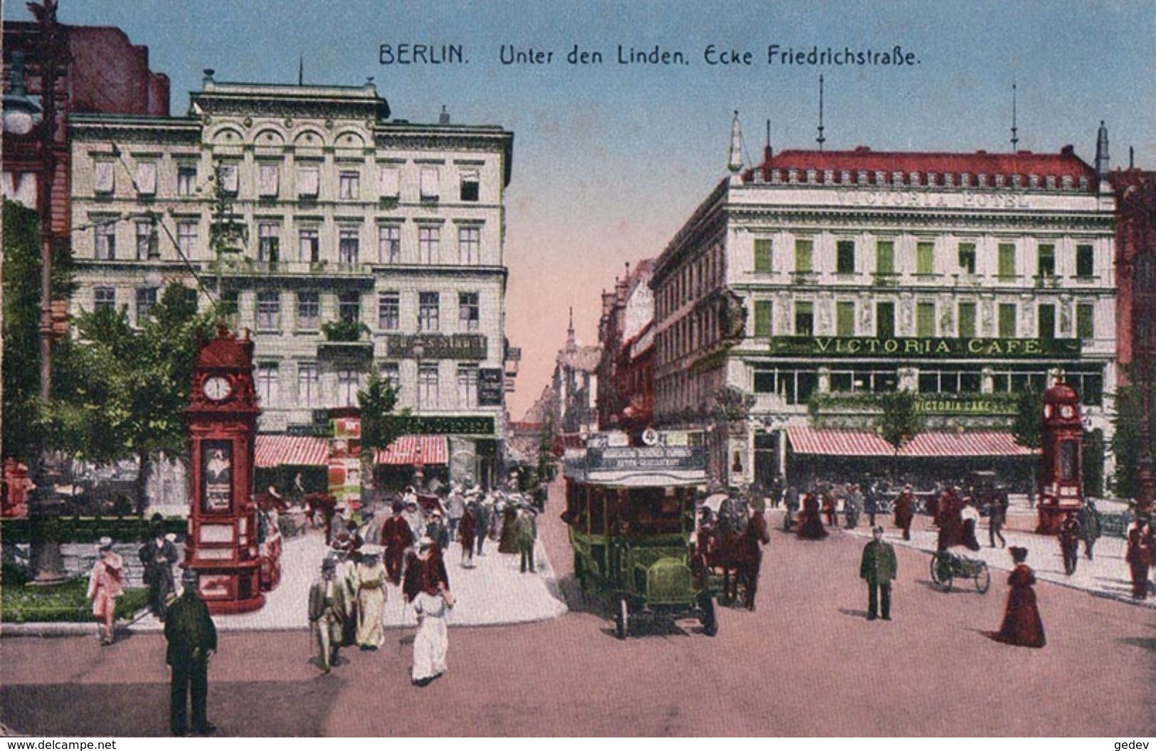 Allemagne, Berlin Unter Den Linden, Autobus (10) - Friedrichshain