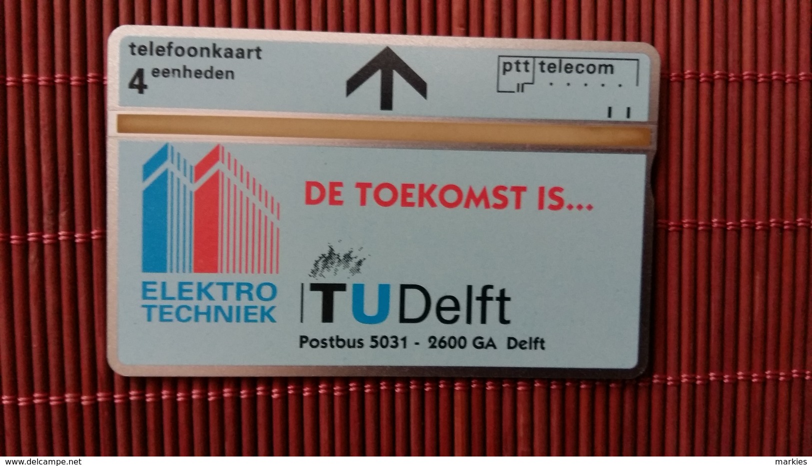 Phonecard Private Tu Delft 344 G (Mint,Neuve) Rare - Privé
