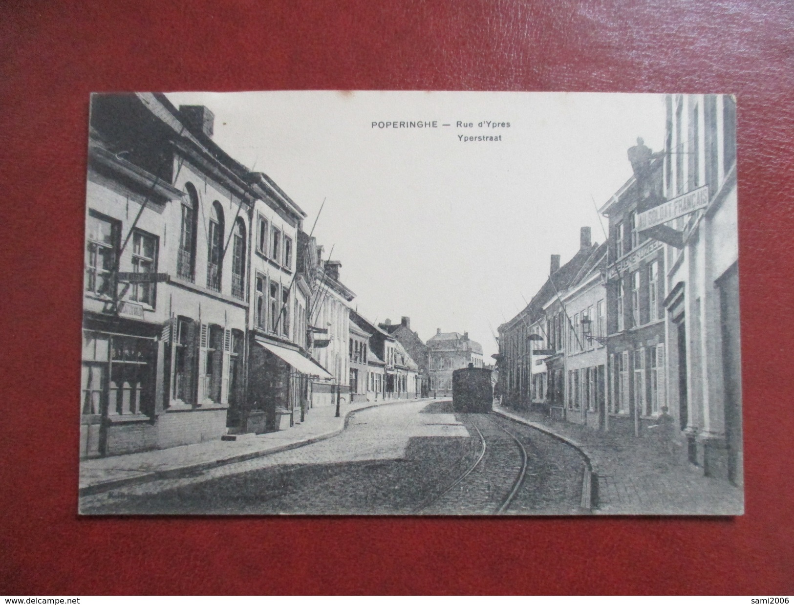 CPA BELGIQUE POPERINGE RUE D'YPRES - Poperinge