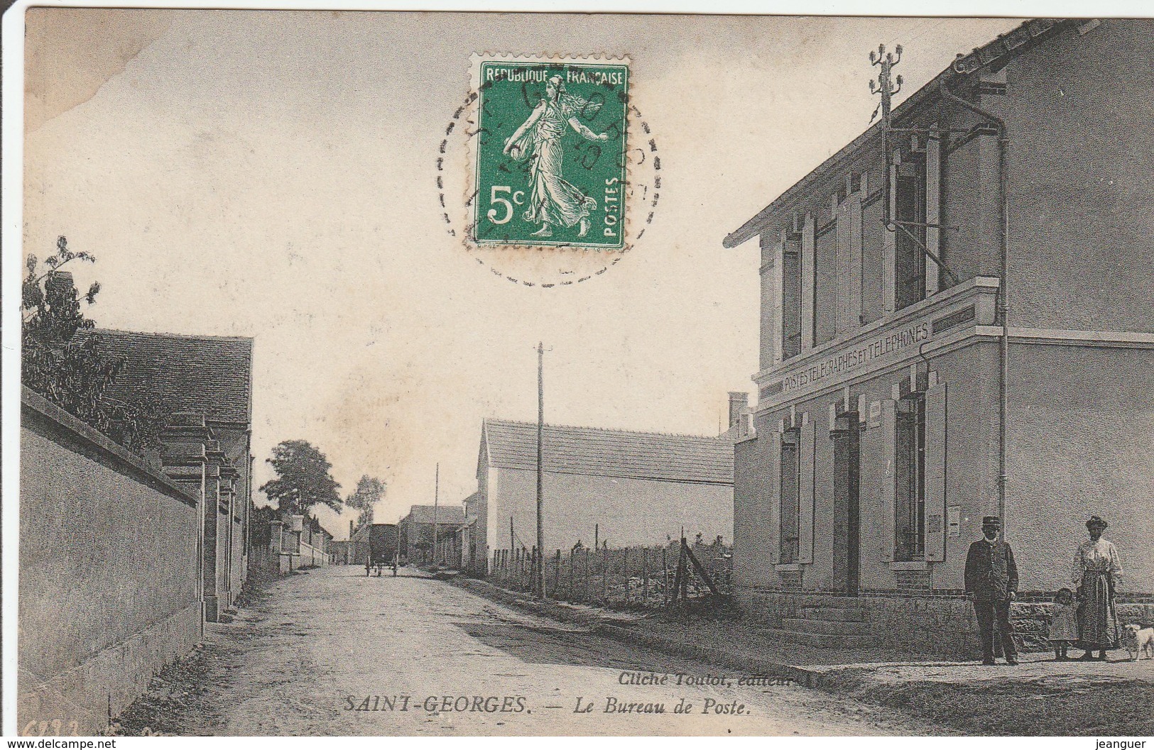 SAINT - GEORGES  Le Bureau De Poste - Saint Georges Sur Baulche