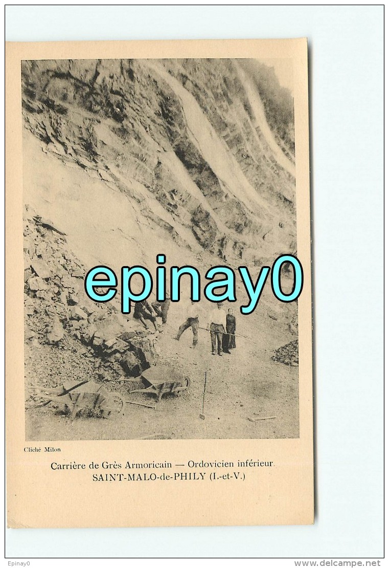 B - 35 - MONT DOL- VENTE à PRIX FIXE - Carriére Entamant Un Filon De Diabase - Granit - Autres & Non Classés