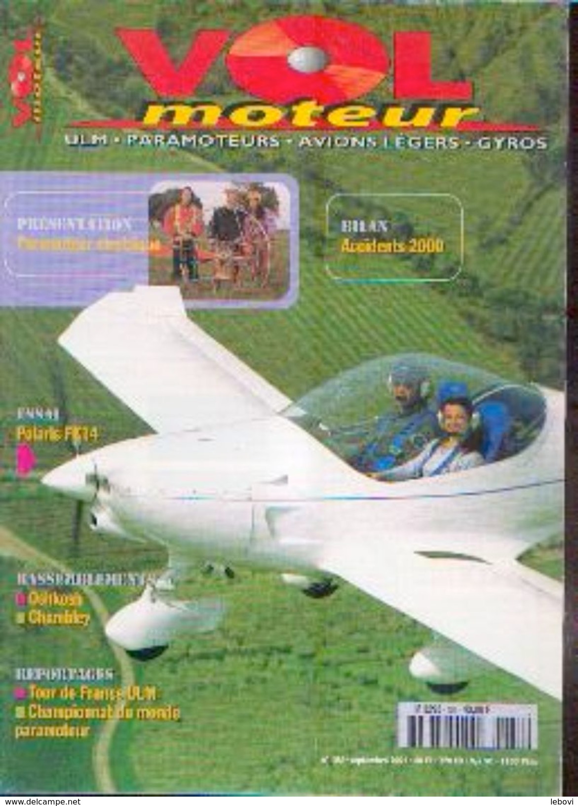 «VOL Moteur » Revue N° 185- 09/2001 - Revistas De Abordo