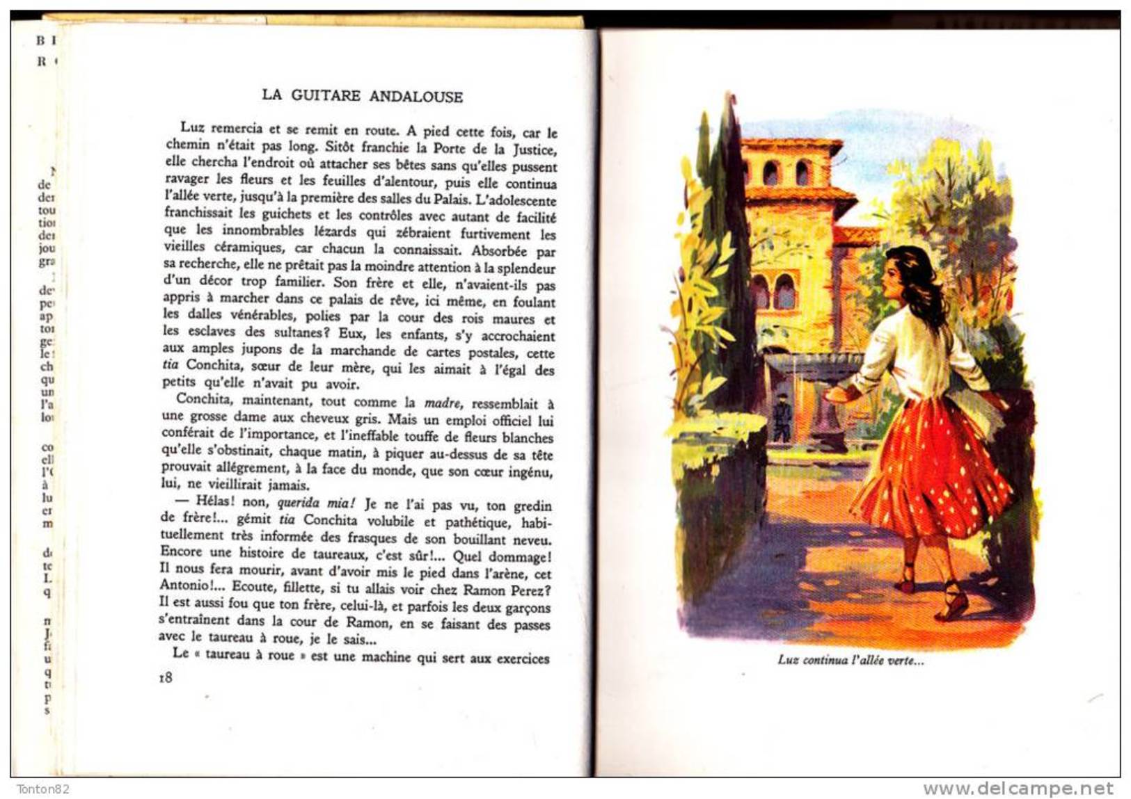 Saint-Marcoux - La Guitare Andalouse - Bibliothèque Rouge Et Or  586 - (1959) - Bibliothèque Rouge Et Or