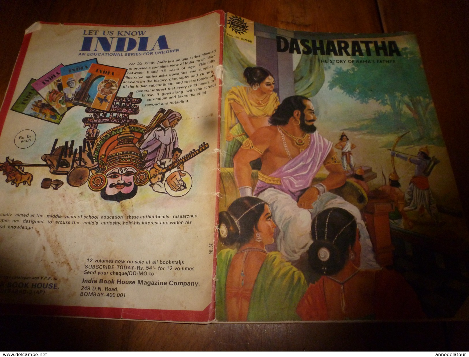 1978 DASHARATHA  The Story Of Rama's Father  , India Book House Magazine Company BOMBAY - Andere Verleger