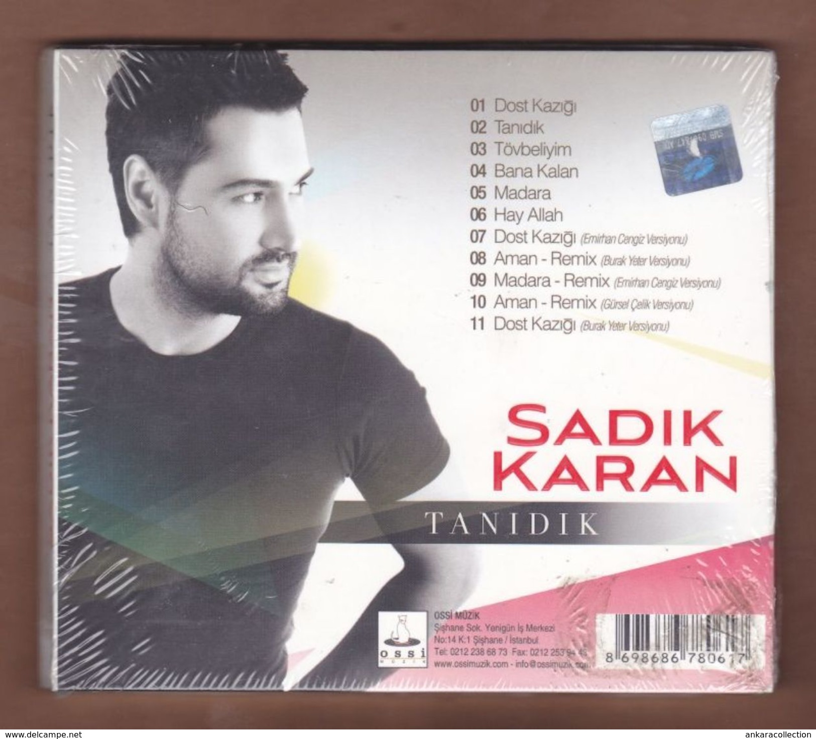 AC - Sadık Karan Tanıdık BRAND NEW TURKISH MUSIC CD - World Music