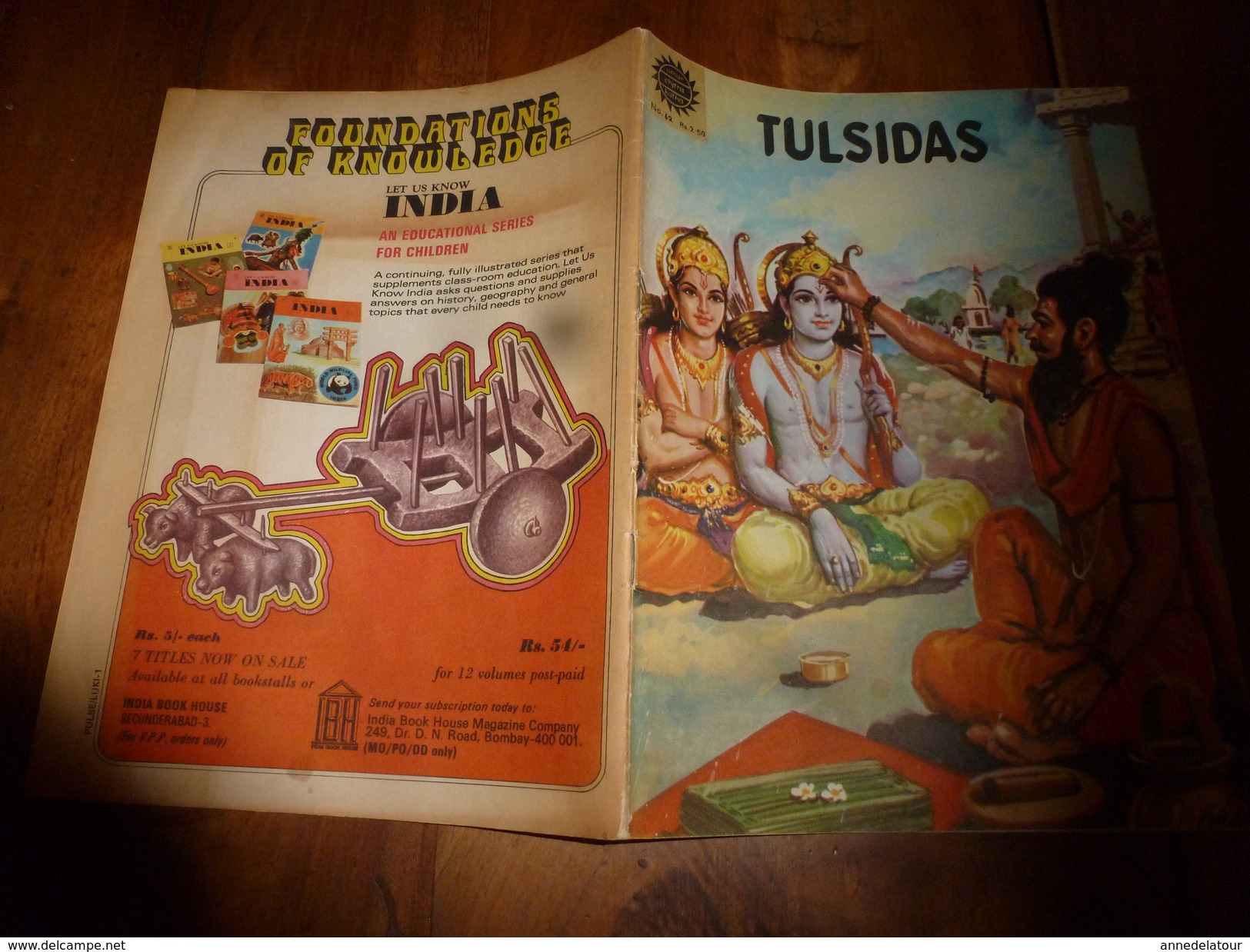 1977 TULSIDAS : Writen By Suresh Chandra Sharma,  Illust. By V. B. Khalap - Otros Editores