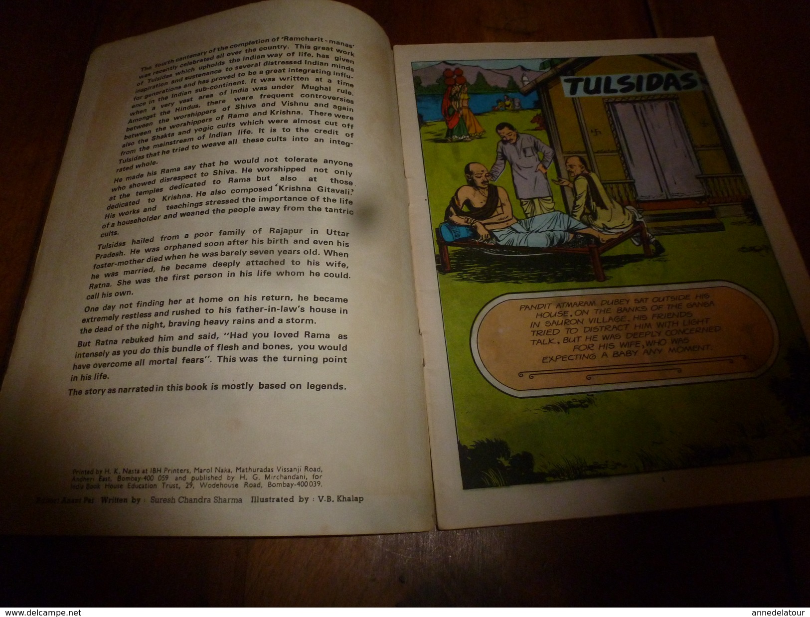 1977 TULSIDAS : Writen By Suresh Chandra Sharma,  Illust. By V. B. Khalap - Other Publishers