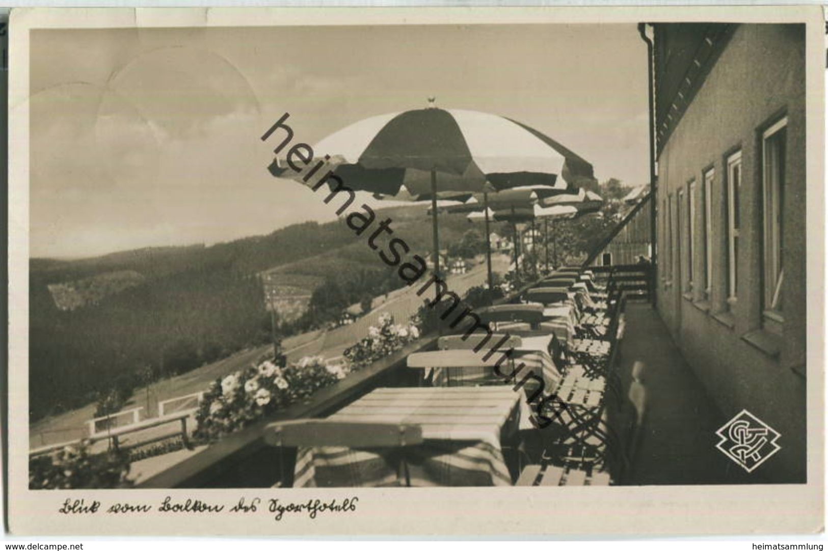 Klingenthal - Sporthotel Waldgut Aschberg - Blick Vom Balkon - Inhaber Paul Schossel - Foto-Ansichtskarte - Klingenthal