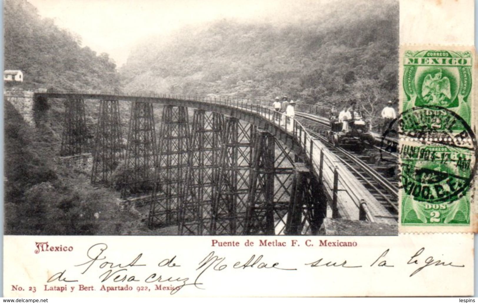 AMERIQUE -- MEXIQUE --  Mexico - Puente De Metlac F C Mexicano - Mexique