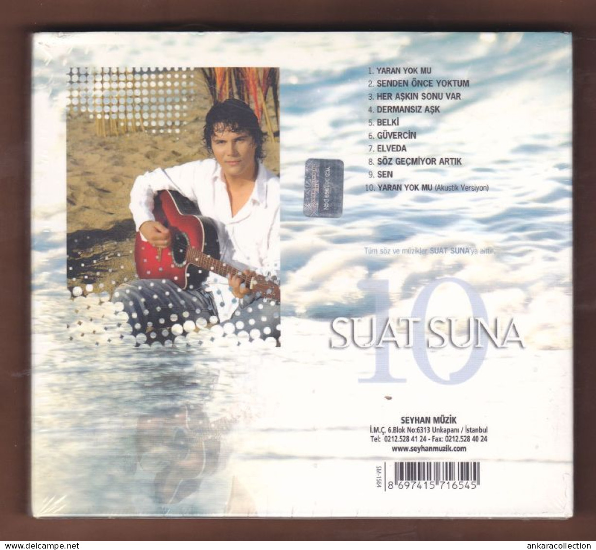 AC - Suat Suna 10 BRAND NEW TURKISH MUSIC CD - World Music