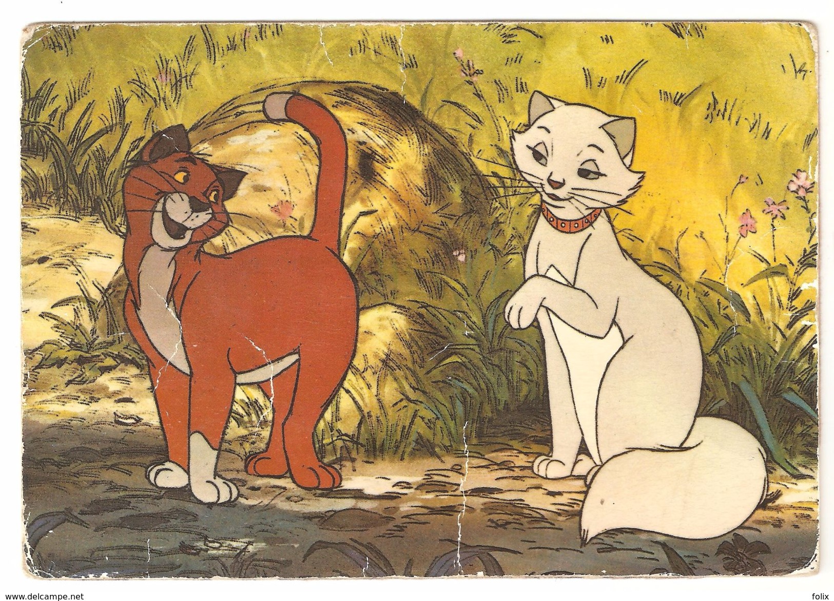 Vloeipapier Met Illustratie / Buvard Illustré - Walt Disney, The Aristocats - Les Aristochats - Cinéma & Théatre