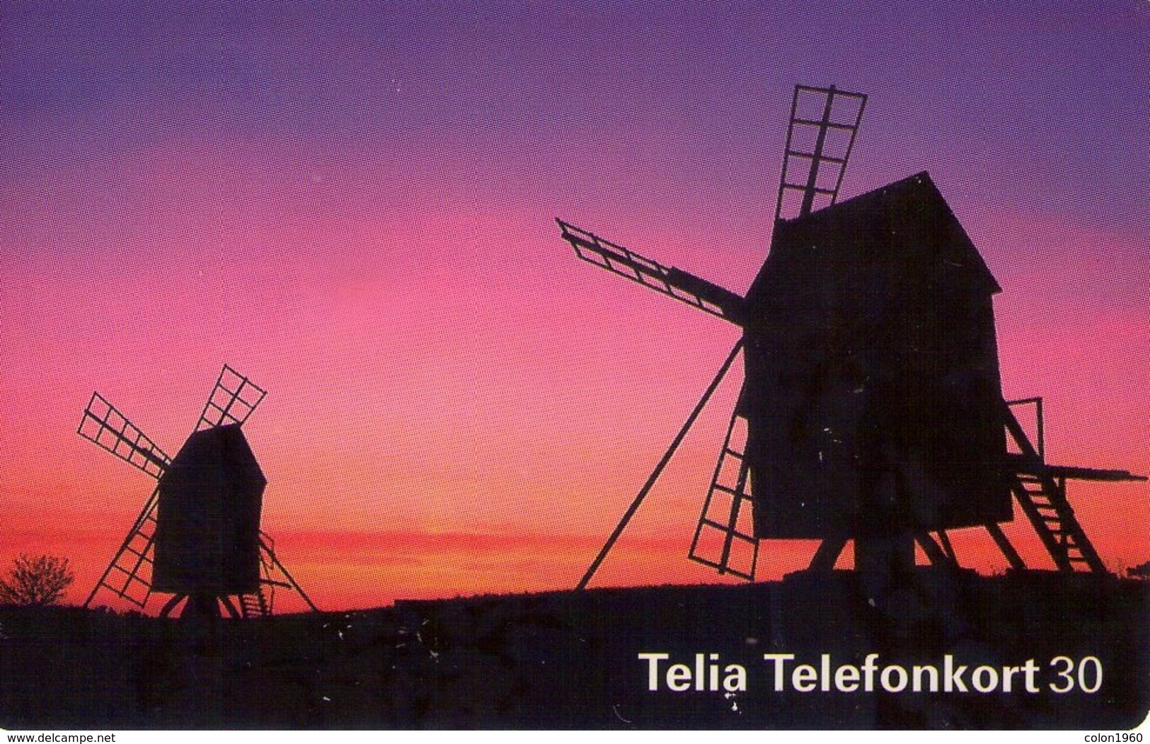 SUECIA. SE-TEL-030-0333. Windmills - Väderkvarnar. 1998-05. (512) - Schweden