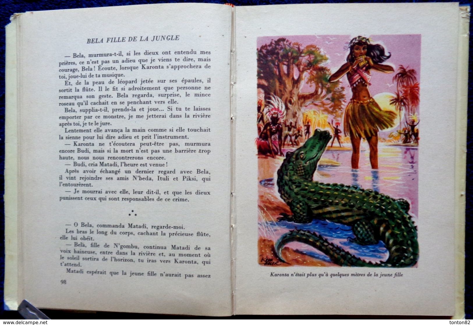 James Shaw - BELLA Fille De La Jungle - Bibliothèque Rouge Et Or Souveraine - ( 1954 ) . - Bibliothèque Rouge Et Or