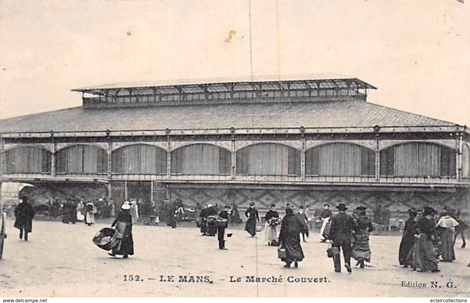 Le Mans     72        Marché Couvert          (voir Scan) - Le Mans