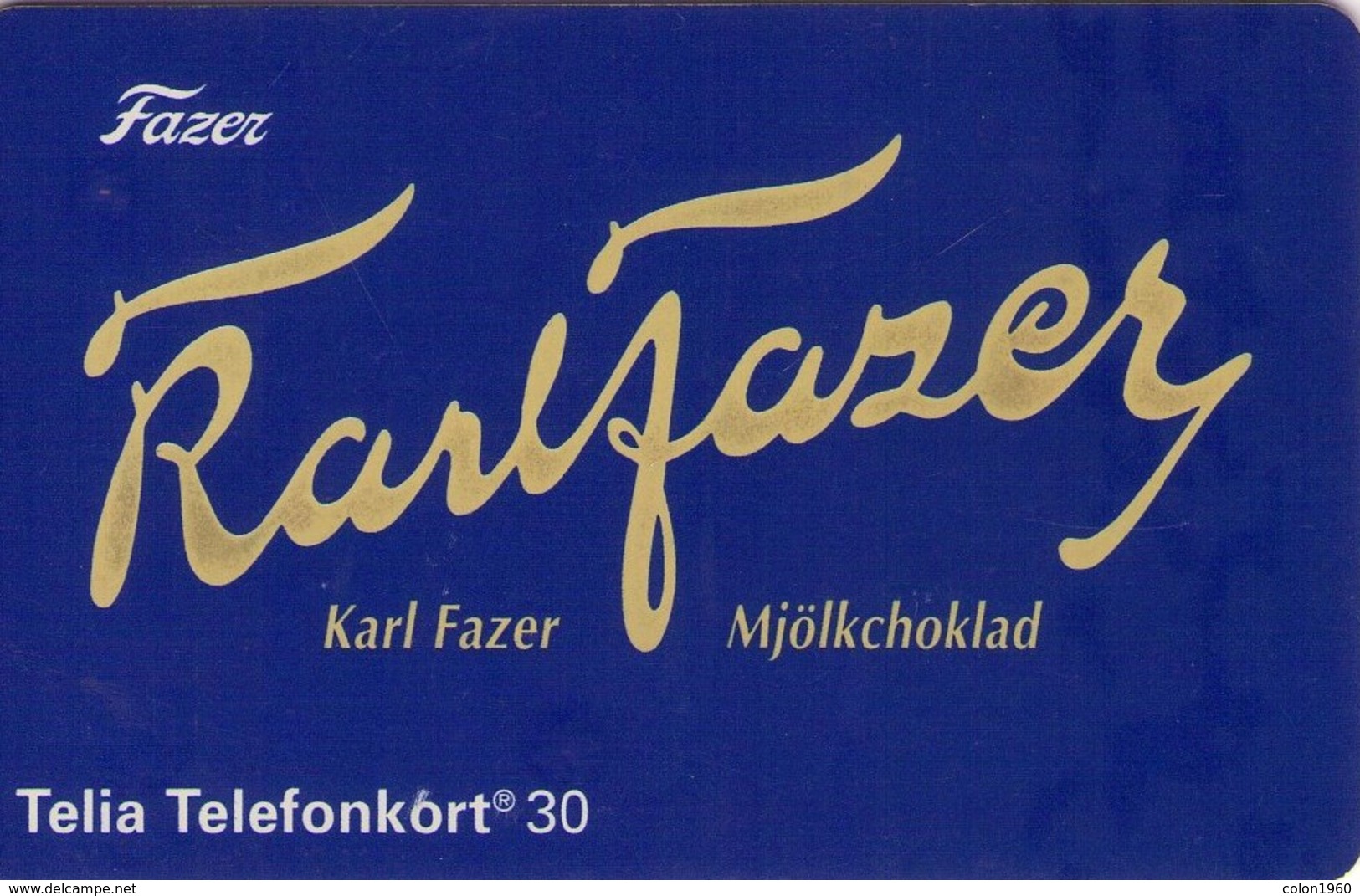 SUECIA. SE-TEL-030-0029. Karl Fazer Chocolade. 1994-08. (526) - Suecia