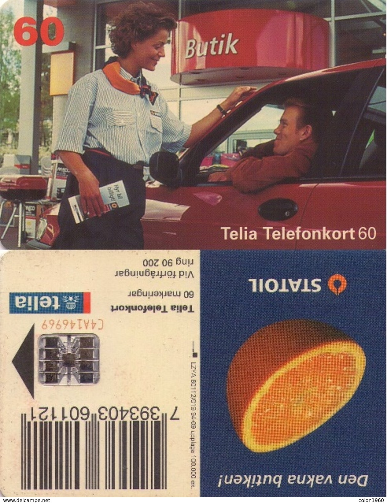 SUECIA. SE-TEL-060-0019. Statoil I. 1994-09. (529) - Schweden
