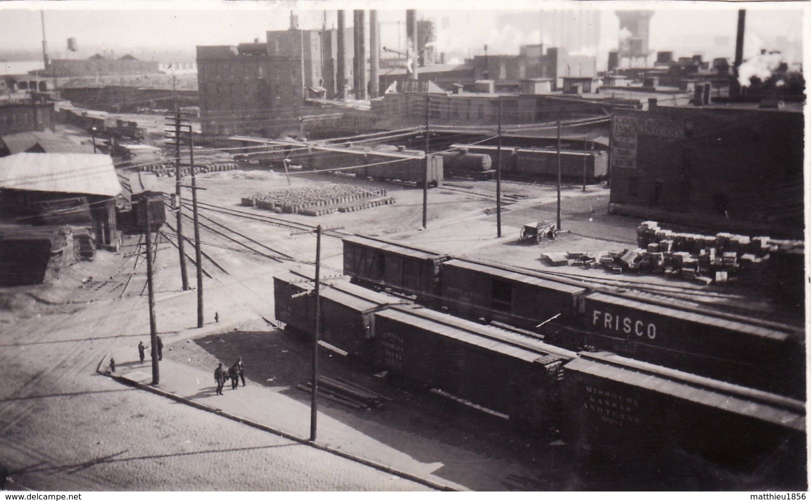 Photo 1920 SAINT-LOUIS - Freight Yards, Train, Station (A182, Ww1, Wk 1) - St Louis – Missouri