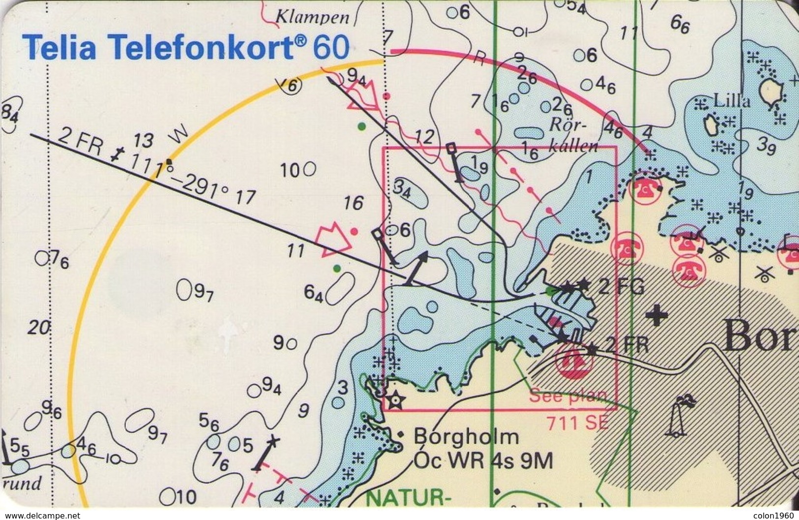 SUECIA. SE-TEL-060-0005A. Nautic Sports Map - Båtsport-Karta. 1994-03. (541) - Schweden